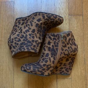 Madden Girl Women’s Leopard Print Booties